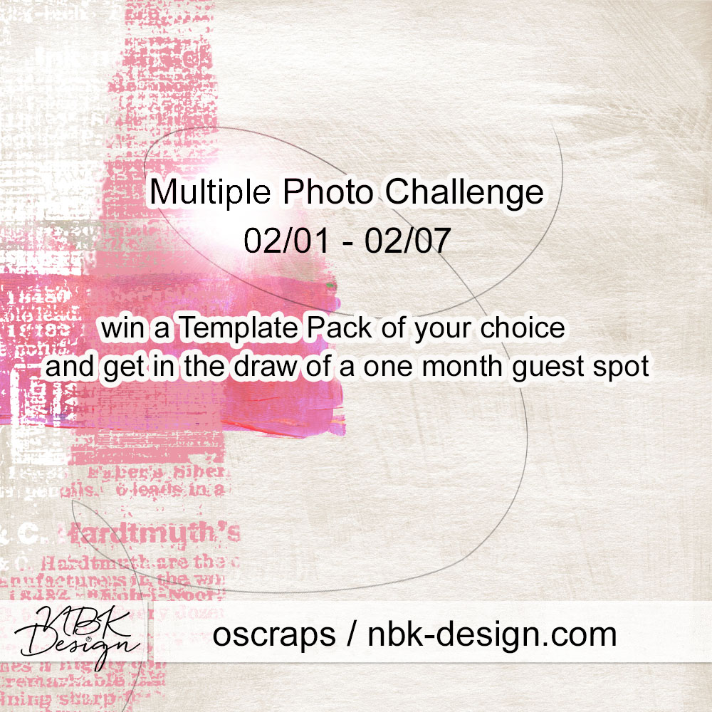 Multiple photo challenge at oscraps
