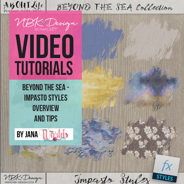 Beyond the Sea Impasto Style Video Tutorial