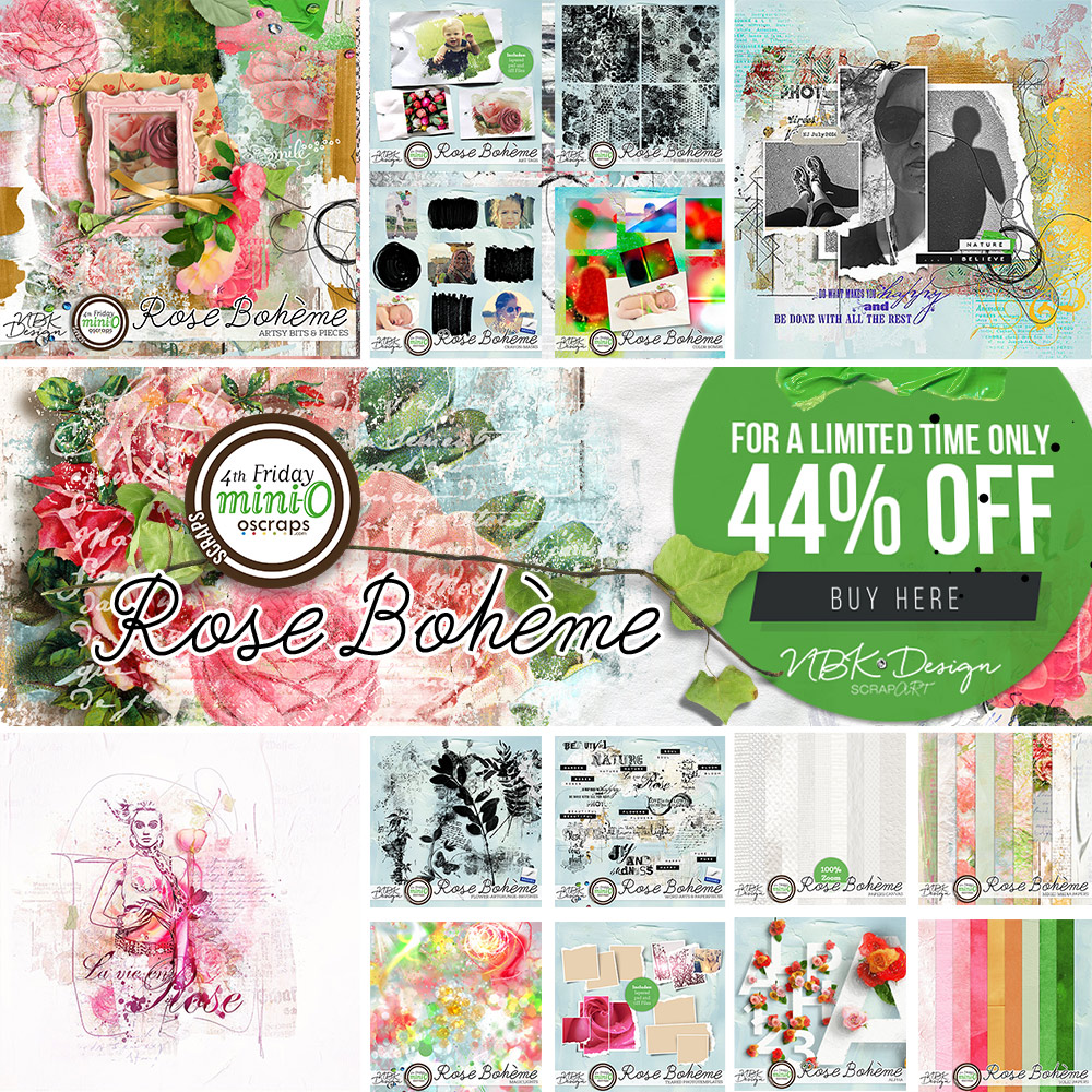 New MiniO Collection Rose Bohème – save 44% only for 4 days
