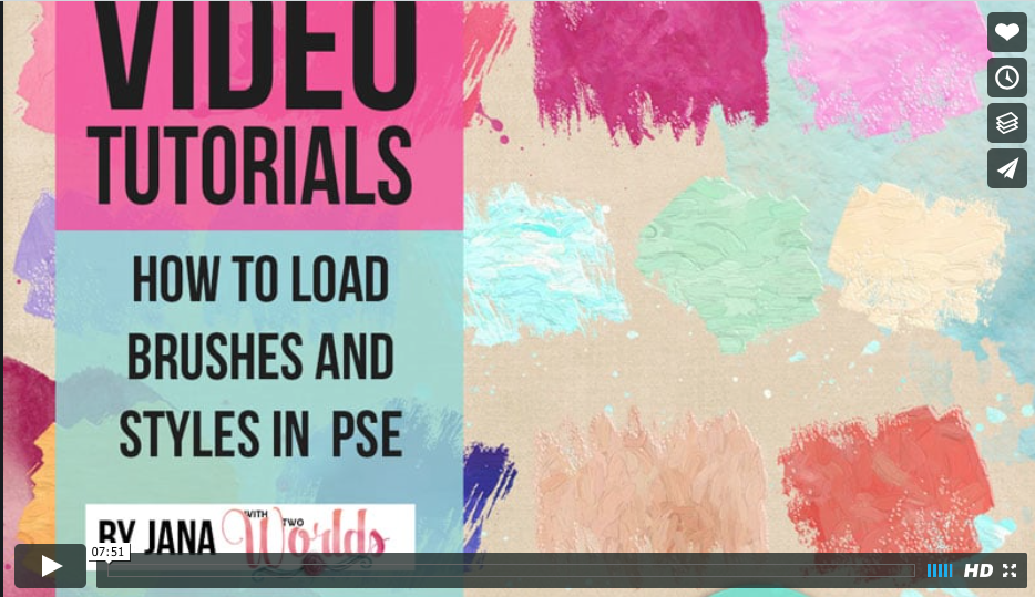 VIDEO Tutorial: How to load brushes and styles in PSD