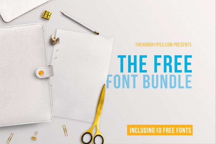 The FREE March Fonts Bundle 