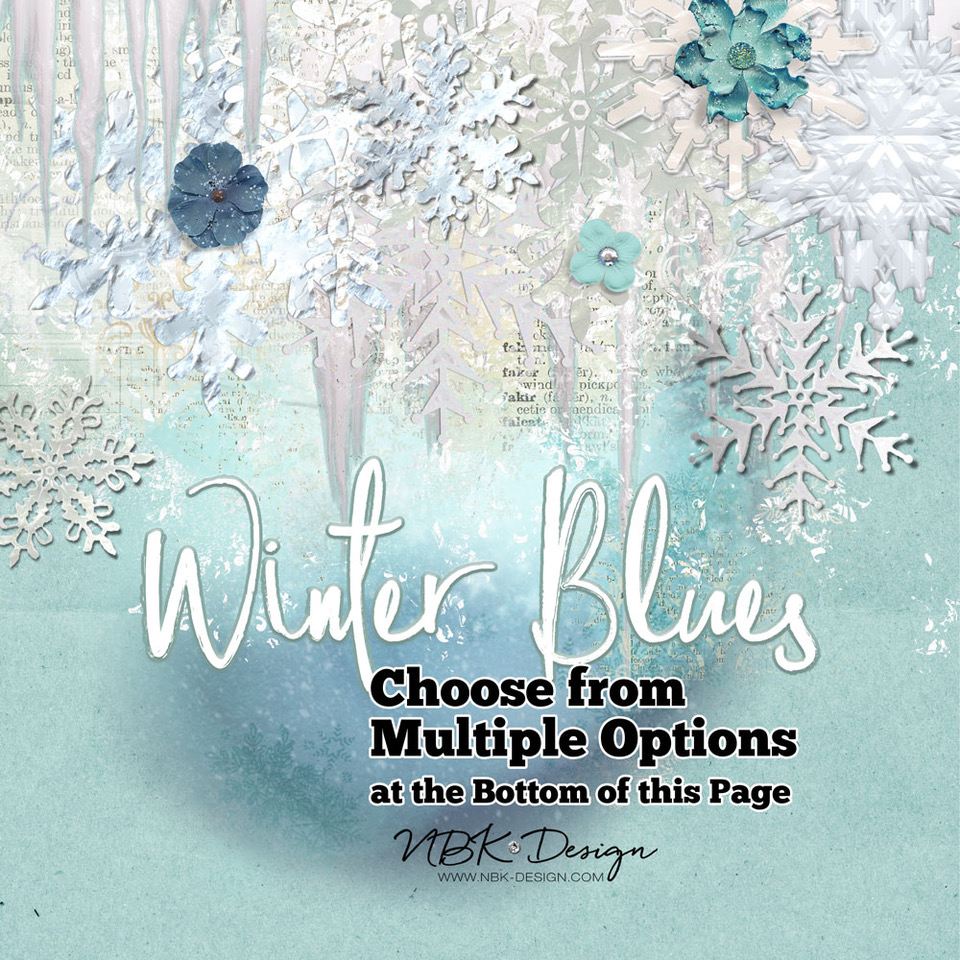 Winter Blues – re-released @ my Lilypad Shop – 50% for only a couple of hours