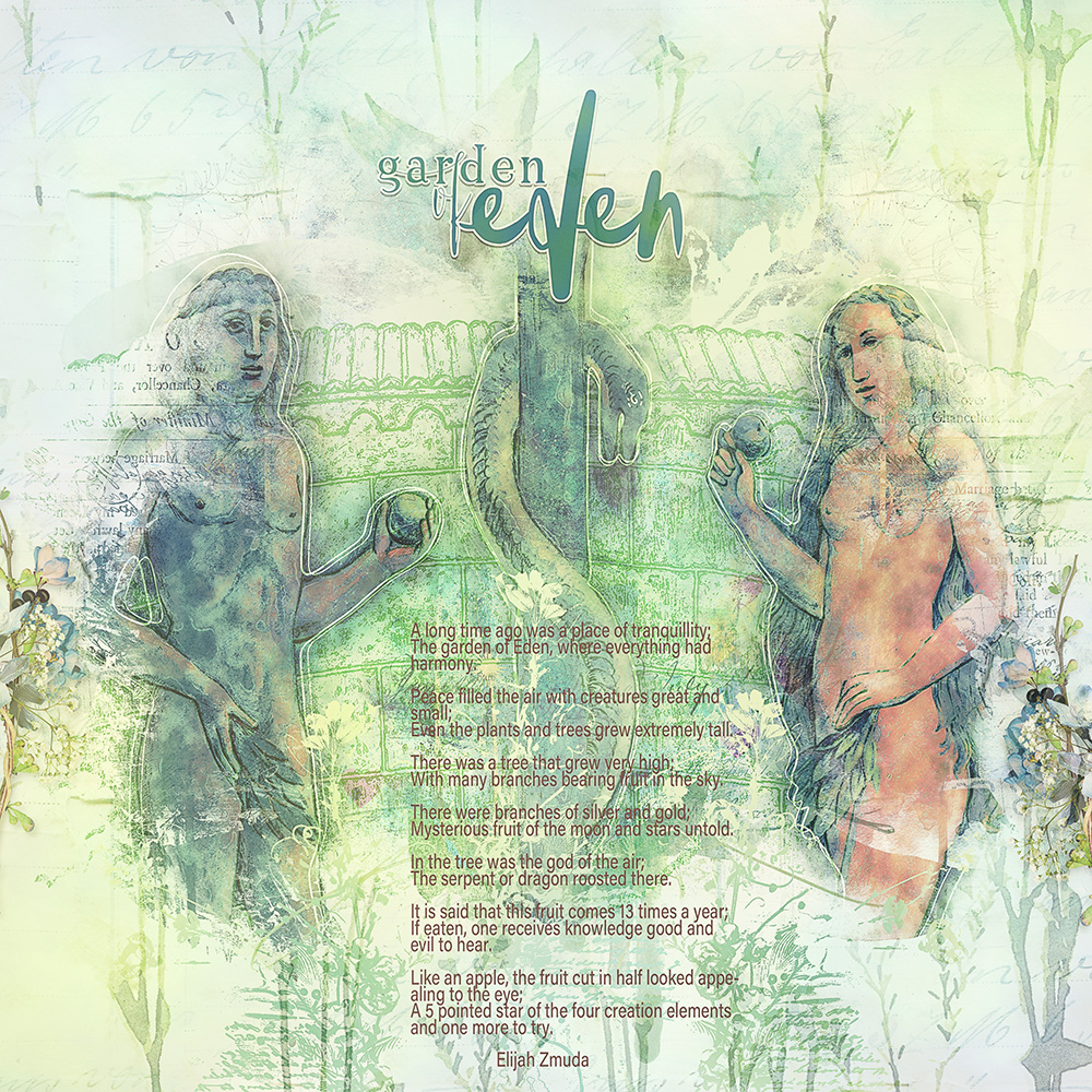 Layout inspiration for Garden of Eden by Marianne