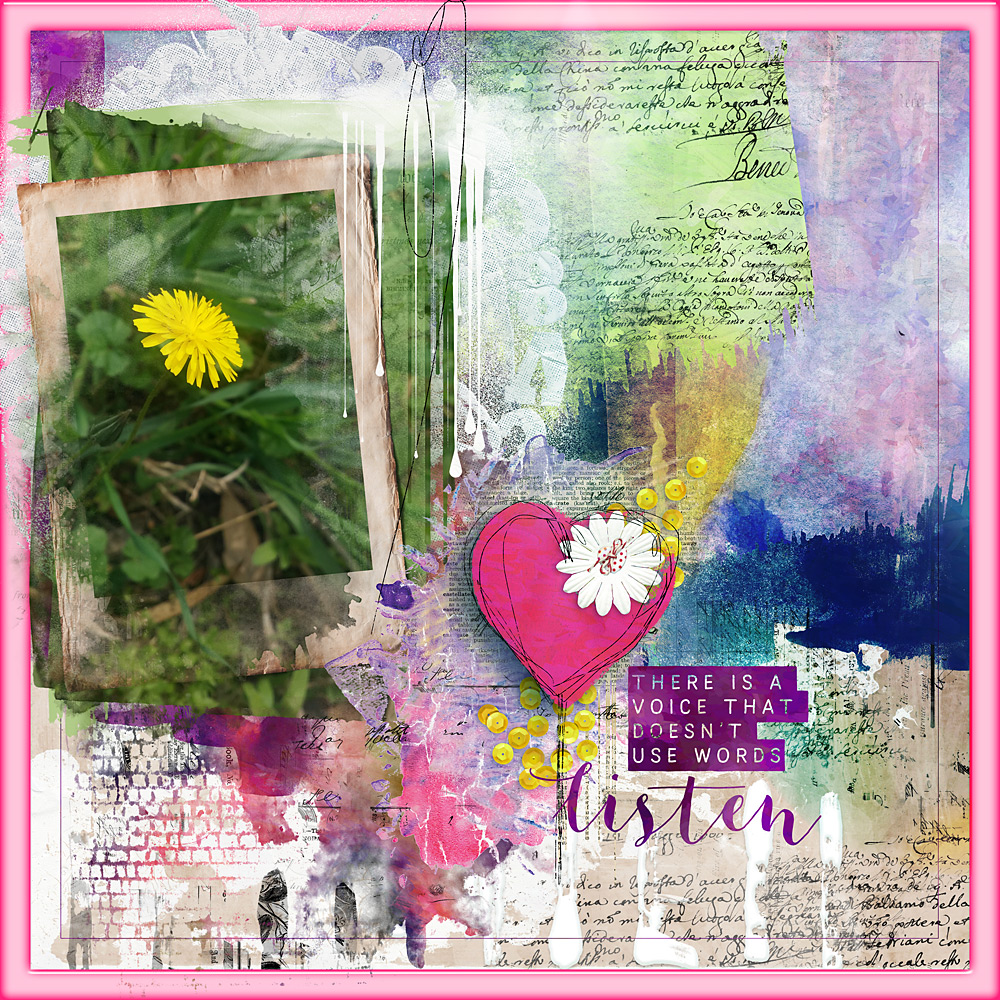 Intuitive – Layout inspiration by Cindy
