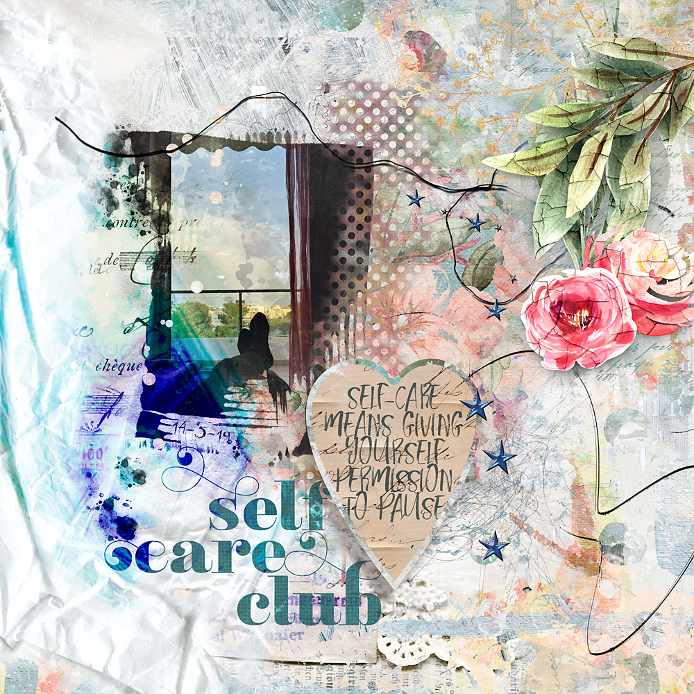 Selfcare – Layout inspiration by Cindy
