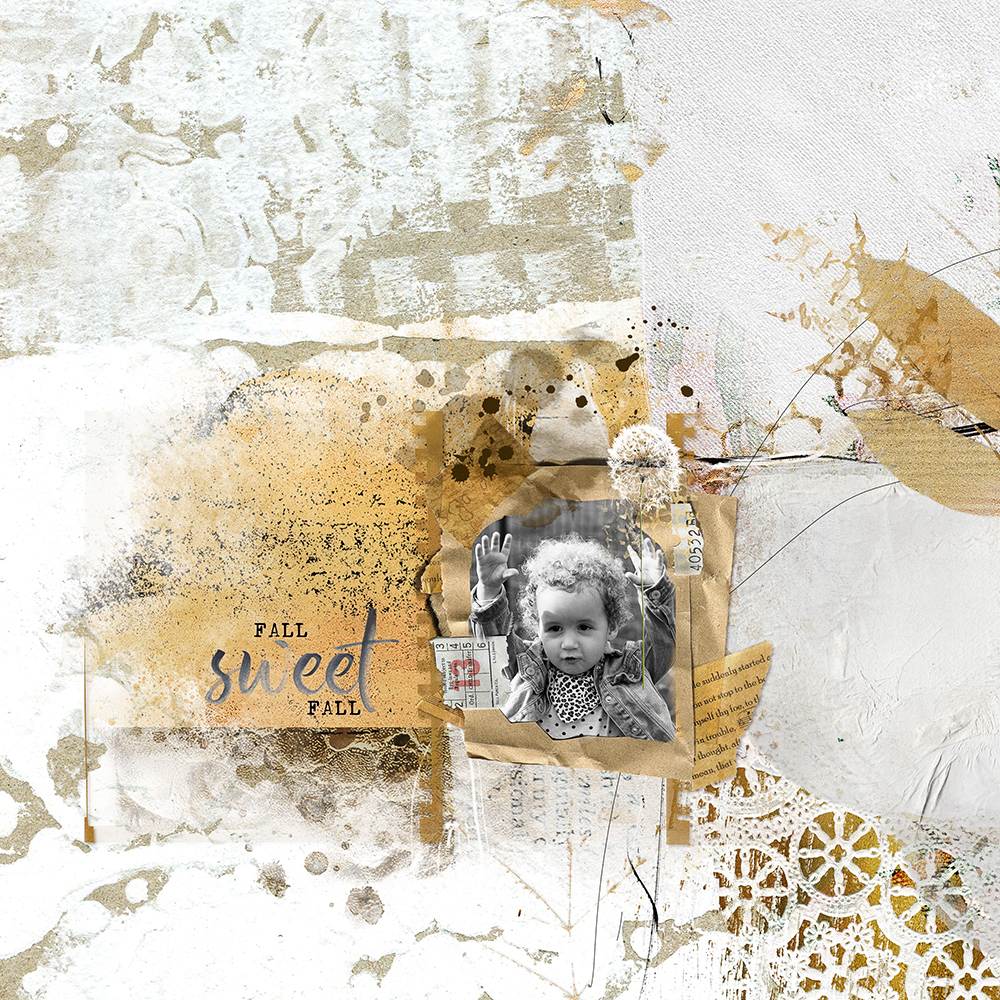 Layout inspiration for the craftyART products by Marianne
