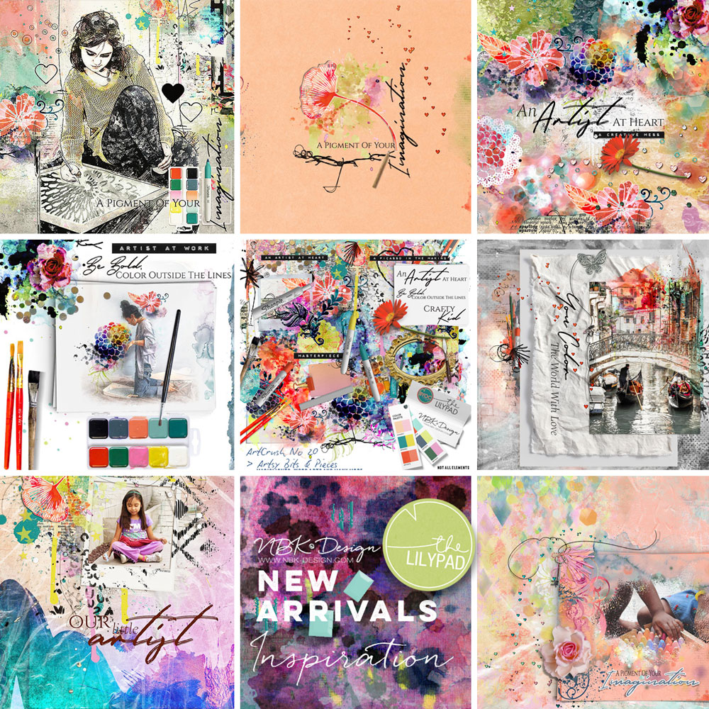 Some CT Layouts with artCrush No.20