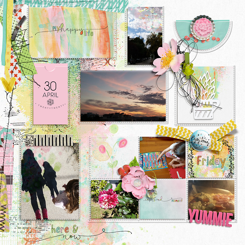 Easy Peasy {Page Pockets No1} – Inspiration by Cindy