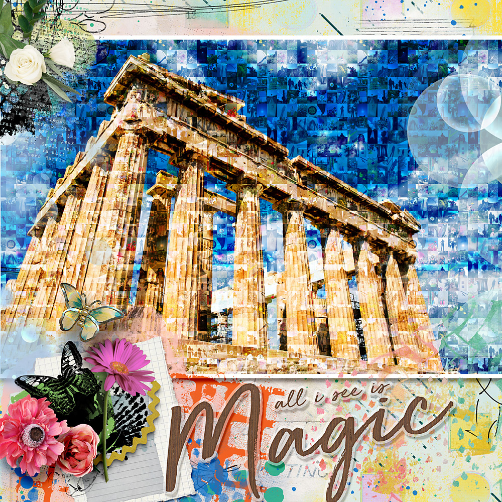 Photo mosaic – Challenge inspiration by Cindy